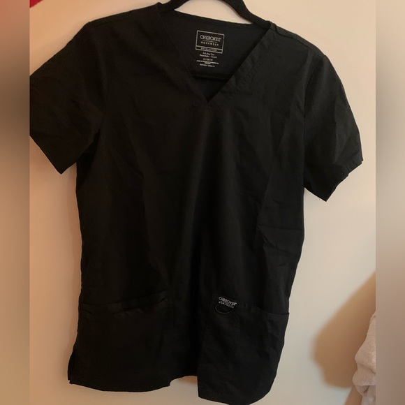 Black Cherokee workwear scrub SET- straight leg - Picture 4 of 4